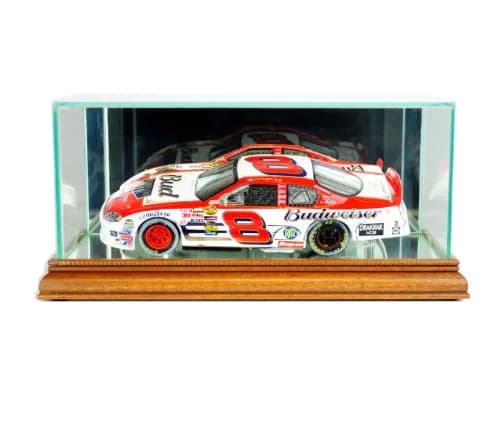 Perfect Cases NASCAR 1/24th Glass Display Case Black | UV Protected & Wooden Frame thumbnail 1