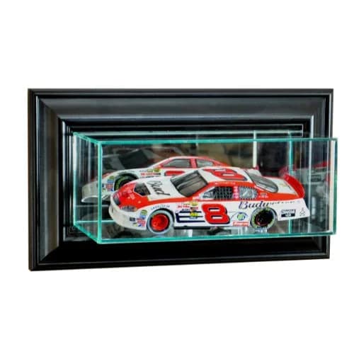 Perfect Cases NASCAR Wall Mounted 1/24th Glass Display Case, Black | UV Protected, Made in the USA thumbnail 1