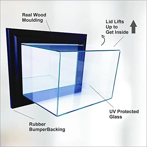Perfect Cases NASCAR Wall Mounted 1/24th Glass Display Case, Black | UV Protected, Made in the USA thumbnail 4