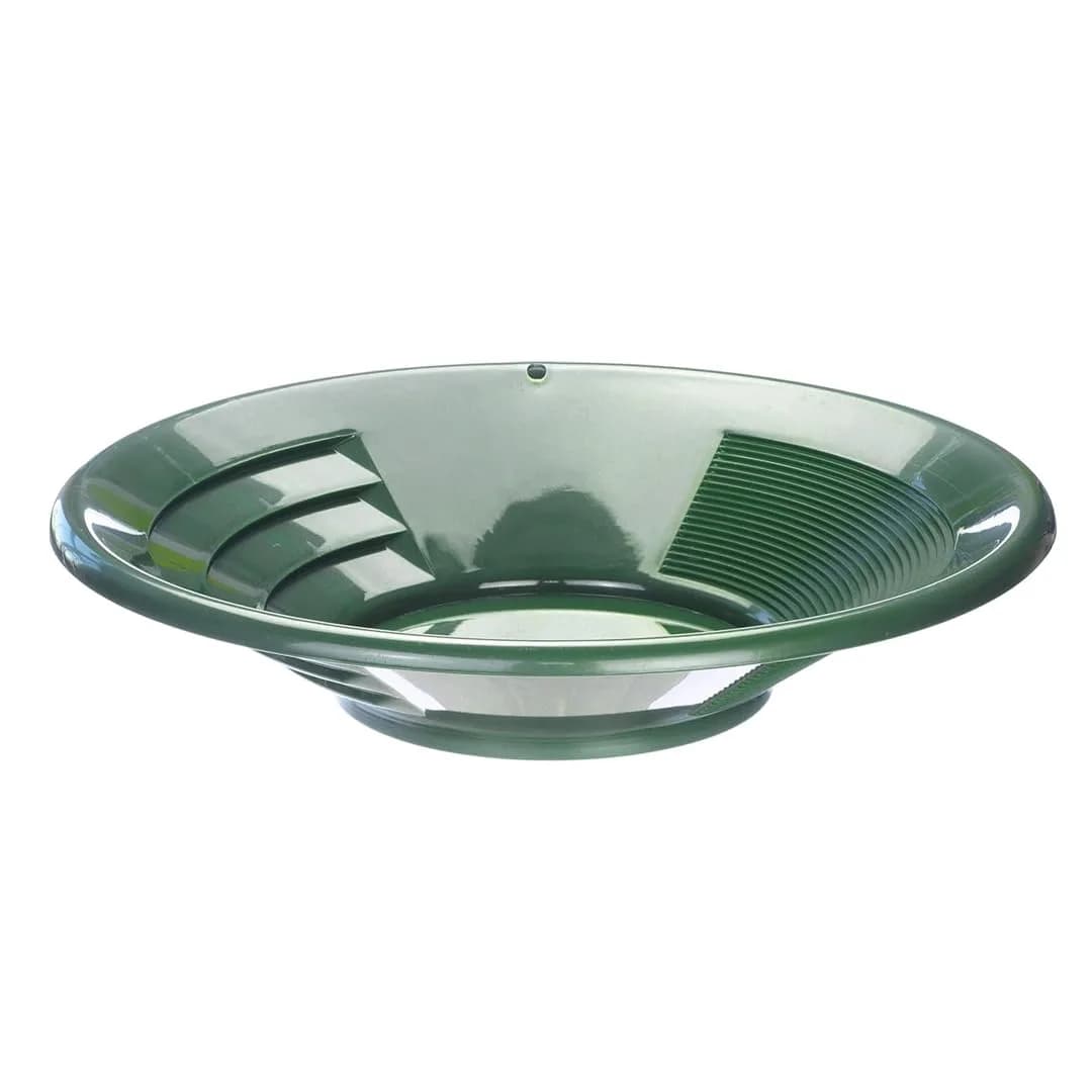 SE 12 Inch Plastic Gold Panning Pan with Dual Riffles | Lightweight & Durable for Prospecting - view 7