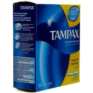 Tampax Tampons with Flushable Cardboard Applicator - Regular - 20 ct | Biodegradable Applicator thumbnail 6