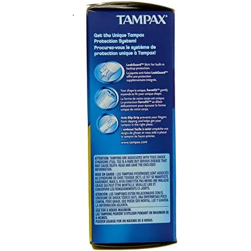 Tampax Tampons with Flushable Cardboard Applicator - Regular - 20 ct | Biodegradable Applicator thumbnail 3
