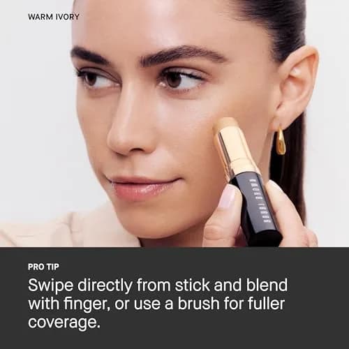 Bobbi Brown Skin Foundation Stick Warm Ivory W-026 9g (0.31 oz) | Waterproof & Sweat-Resistant for Even-Toned Skin thumbnail 5