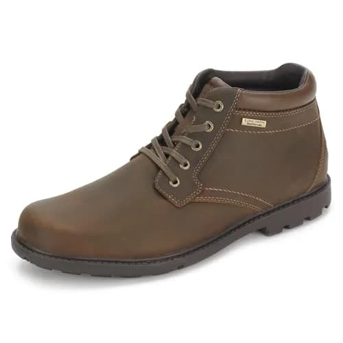 Rockport Men's Storm Surge Waterproof Plain Toe Boot, Tan, 10.5 Medium | Waterproof, Cushioned Comfort & Durable Design thumbnail 1