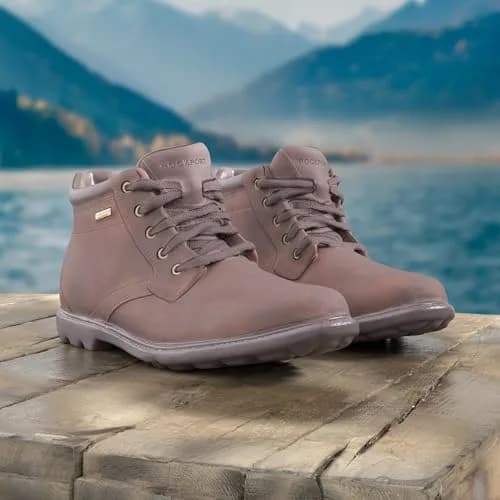Rockport Men's Storm Surge Waterproof Plain Toe Boot, Tan, 10.5 Medium | Waterproof, Cushioned Comfort & Durable Design thumbnail 2
