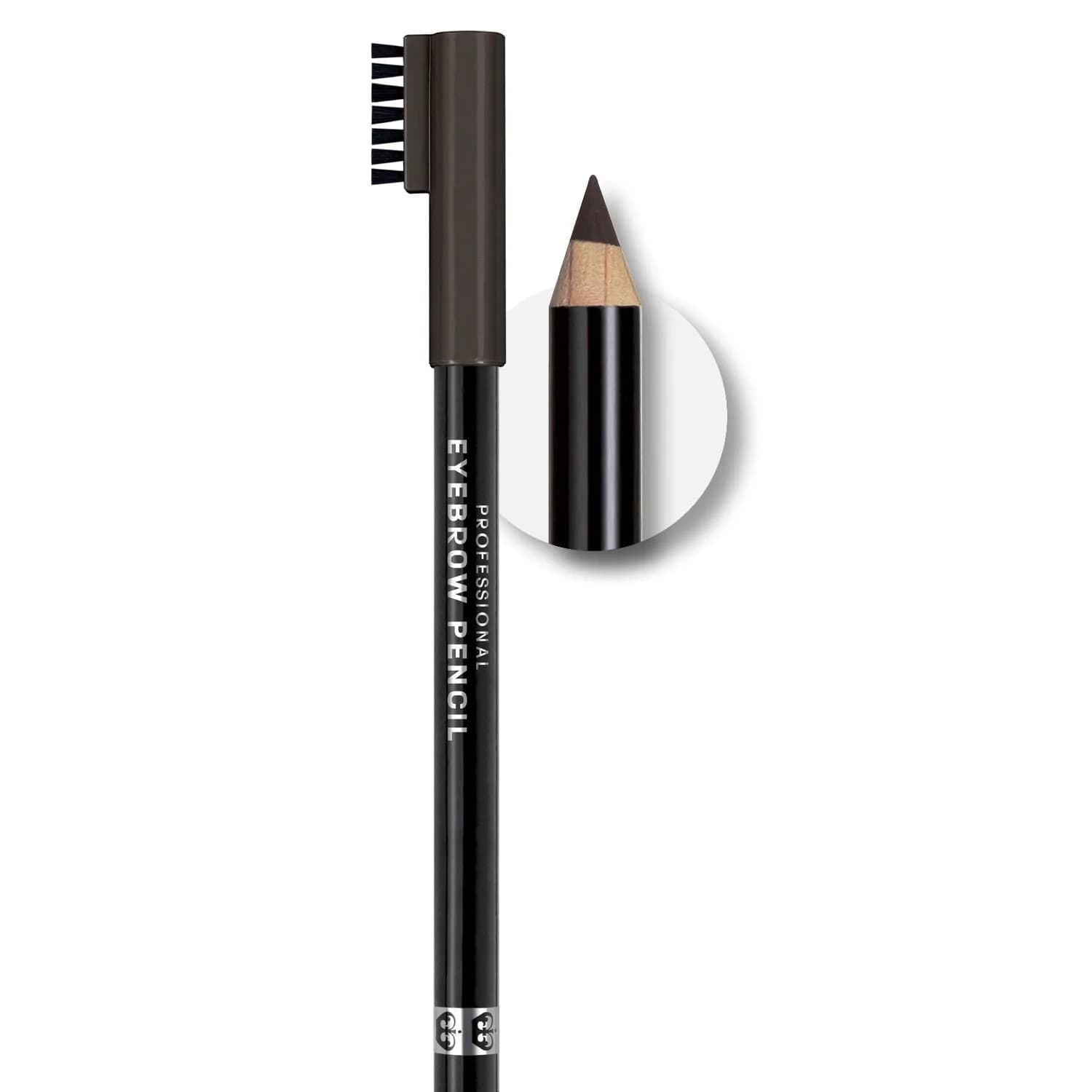 Rimmel Professional Eyebrow Pencil, Dark Brown | Long Lasting, Natural Finish, Unisex — Brown