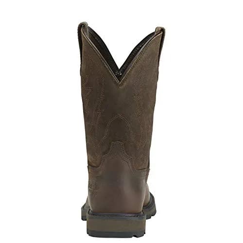 ARIAT Men’s Groundbreaker Steel Toe Work Boot 11 Wide Brown | Slip-Resistant, Durable Leather thumbnail 5