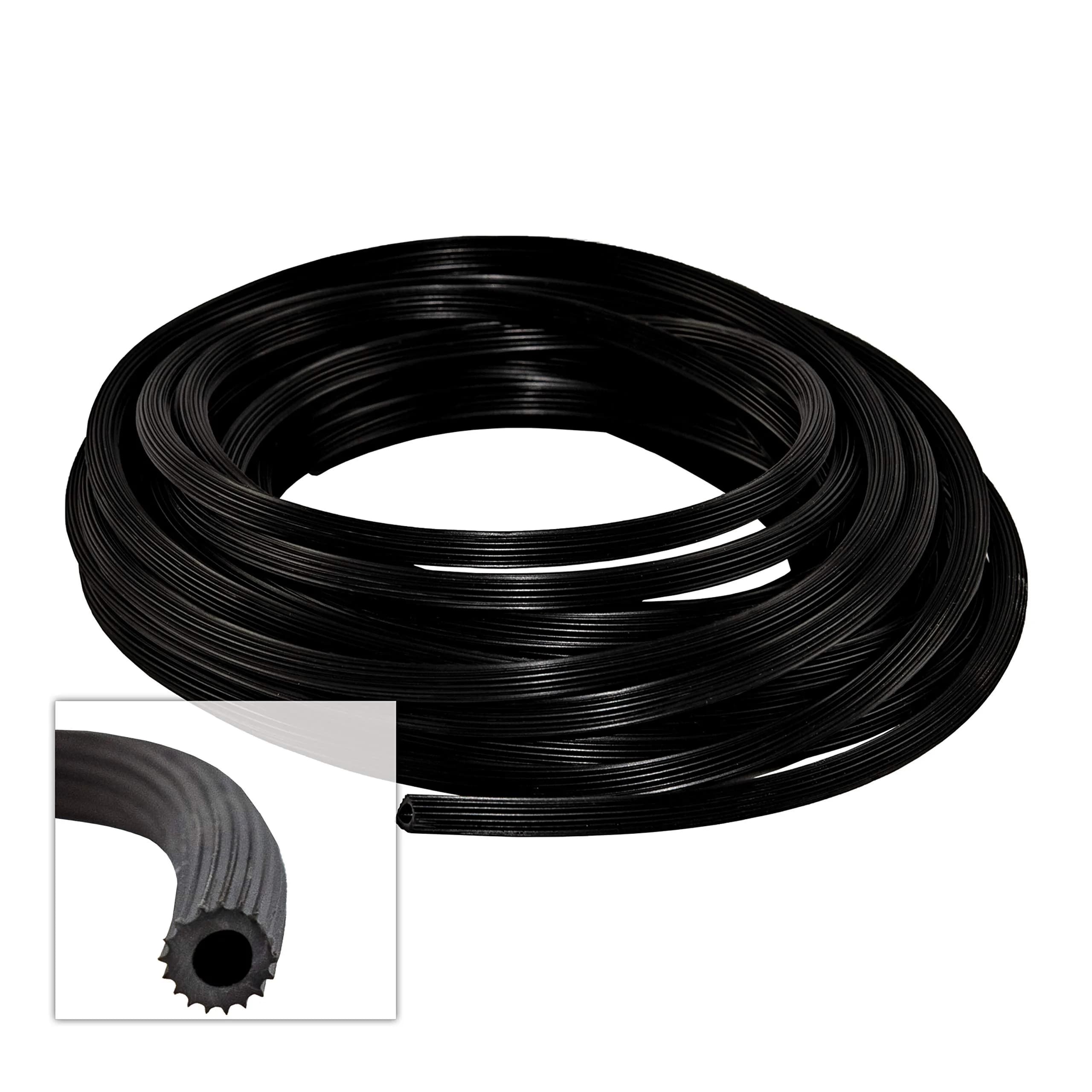 ADFORS Spline, 0.125 inch x 25 ft Black | Secure Screen Installation for Indian Homes — Black