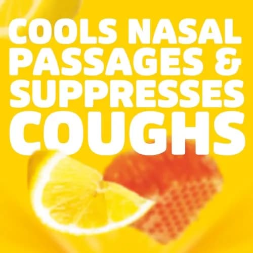 HALLS Cough & Throat Relief Honey Lemon Sugar Free Cough Drops 180 ct | Menthol 7.6mg per drop for Sore Throat & Cough thumbnail 6