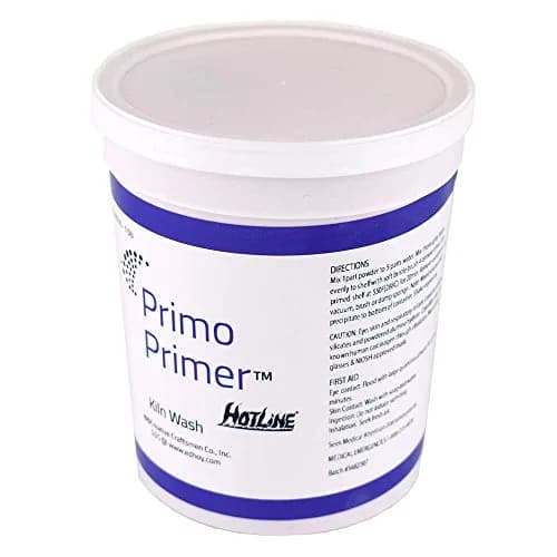 Hotline Primo Primer Kiln Wash 1.5 lb | High-Temperature Mold & Shelf Primer for Glass Casting thumbnail 2