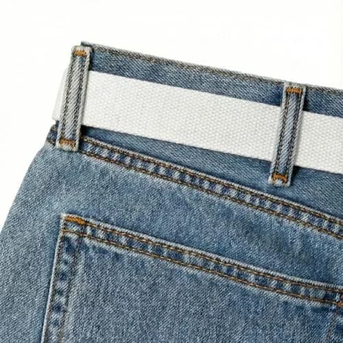 BC Belts Canvas Web Belt Military Style with Antique Brass Buckle 54" | Versatile Casual Accessory thumbnail 6