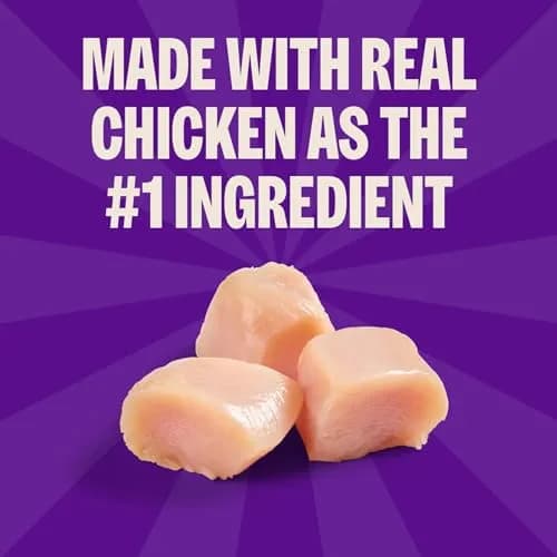 Wellness Kittles Crunchy Cat Treats, Chicken & Cranberry Flavor, 2 oz Bag | Grain-Free Dental Care for All Lifestages thumbnail 3
