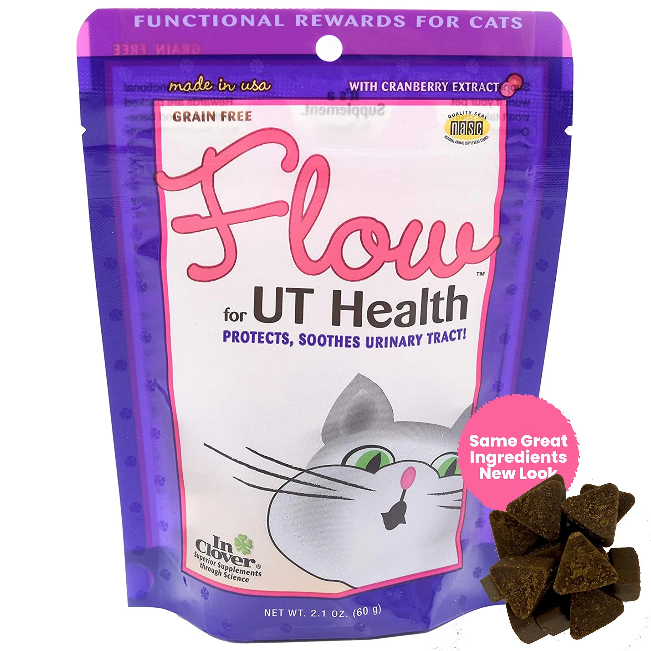 In Clover Flow Soft Chews for Cats 2.1oz | Supports Urinary Health Naturally