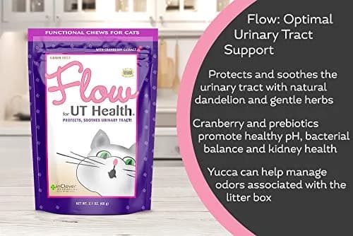In Clover Flow Soft Chews for Cats 2.1oz | Supports Urinary Health Naturally thumbnail 4