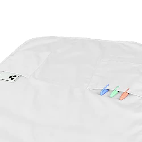 DALIX Apron Commercial Restaurant Bib 22" x 30" | Poly-Cotton Kitchen Aprons with 2 Pockets thumbnail 6