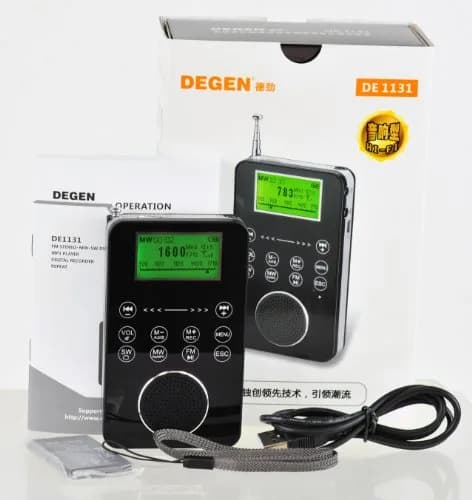 DEGEN DE1131 4-in-1 Touch Screen Portable Radio MP3 Player 4GB | Compact Pocket Radio with FM/AM/SW & Voice Recorder thumbnail 8