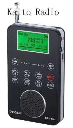 DEGEN DE1131 4-in-1 Touch Screen Portable Radio MP3 Player 4GB | Compact Pocket Radio with FM/AM/SW & Voice Recorder thumbnail 2