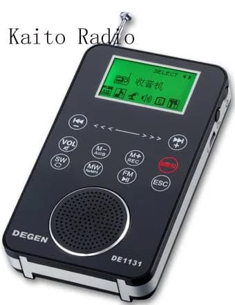 DEGEN DE1131 4-in-1 Touch Screen Portable Radio MP3 Player 4GB | Compact Pocket Radio with FM/AM/SW & Voice Recorder thumbnail 4