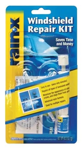 Rain-X 600001 Windshield Repair Kit | Stops Chips & Cracks, 12" Max Length thumbnail 1