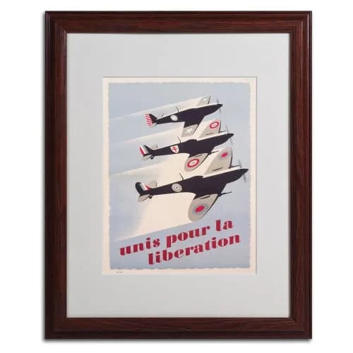 Trademark Fine Art Propaganda Poster for Liberation 16x20-Inch | Vintage Wall Art with Wood Frame thumbnail 2