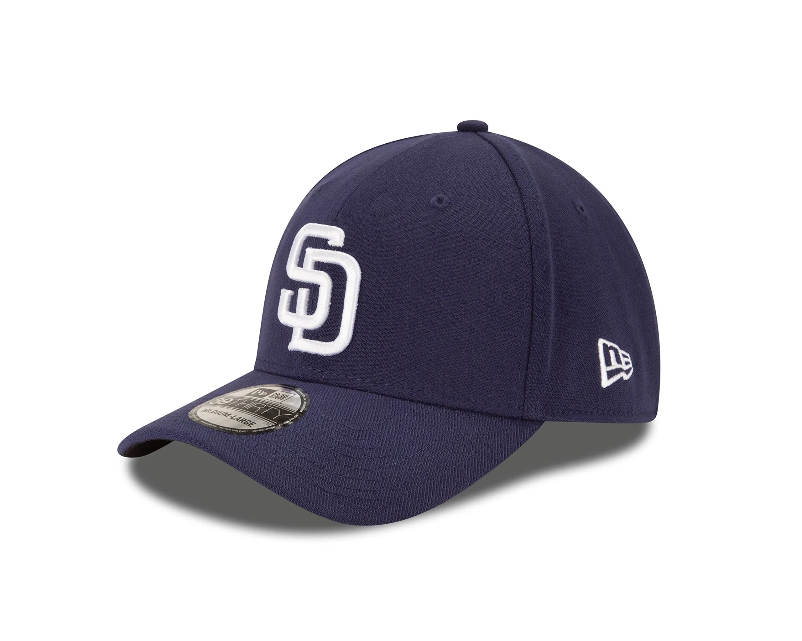 New Era San Diego Padres Team Classic Game 39Thirty Stretch Fit Cap, Blue, S/M (Adjustable) — Blue