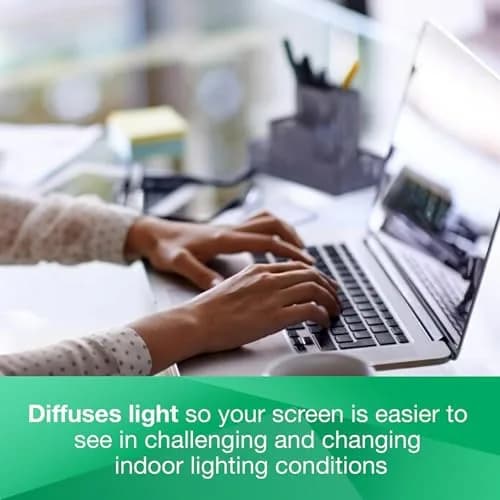 3M Anti-Glare Filter for 14" Widescreen Laptop (AG140W9B) | Reduces Reflections for Easier Use thumbnail 4