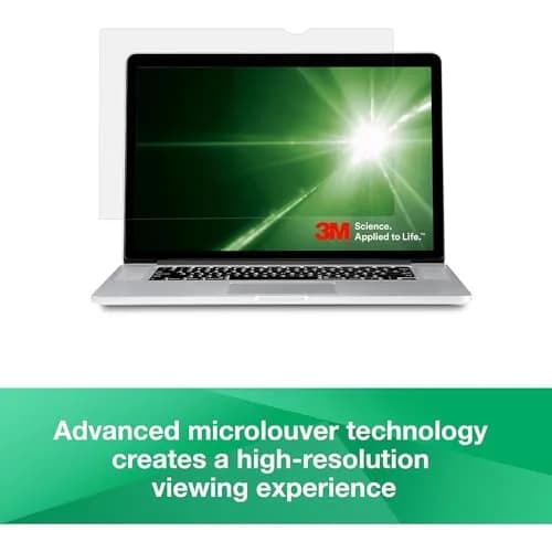 3M Anti-Glare Filter for 14" Widescreen Laptop (AG140W9B) | Reduces Reflections for Easier Use thumbnail 5