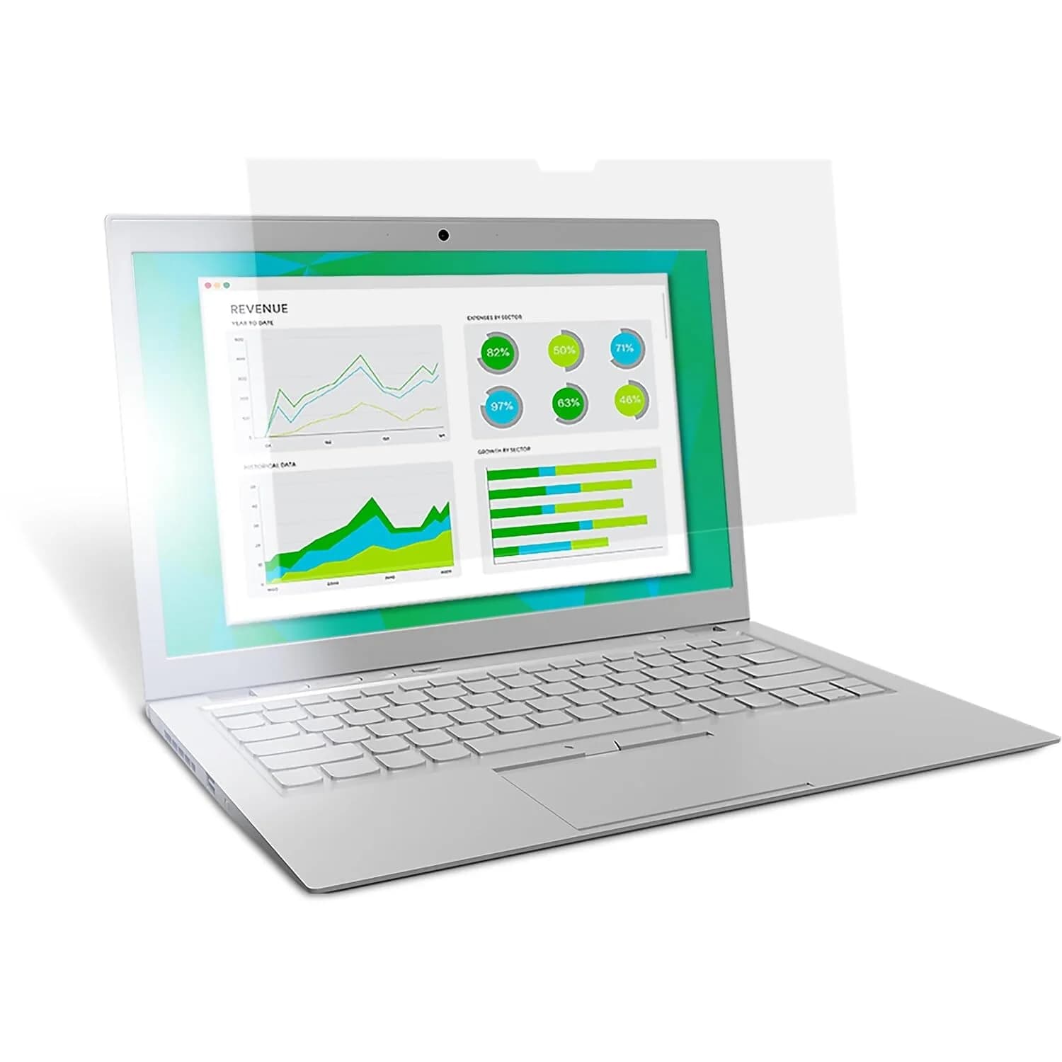 3M Anti-Glare Filter for 14" Widescreen Laptop (AG140W9B) | Reduces Reflections for Easier Use - main product image