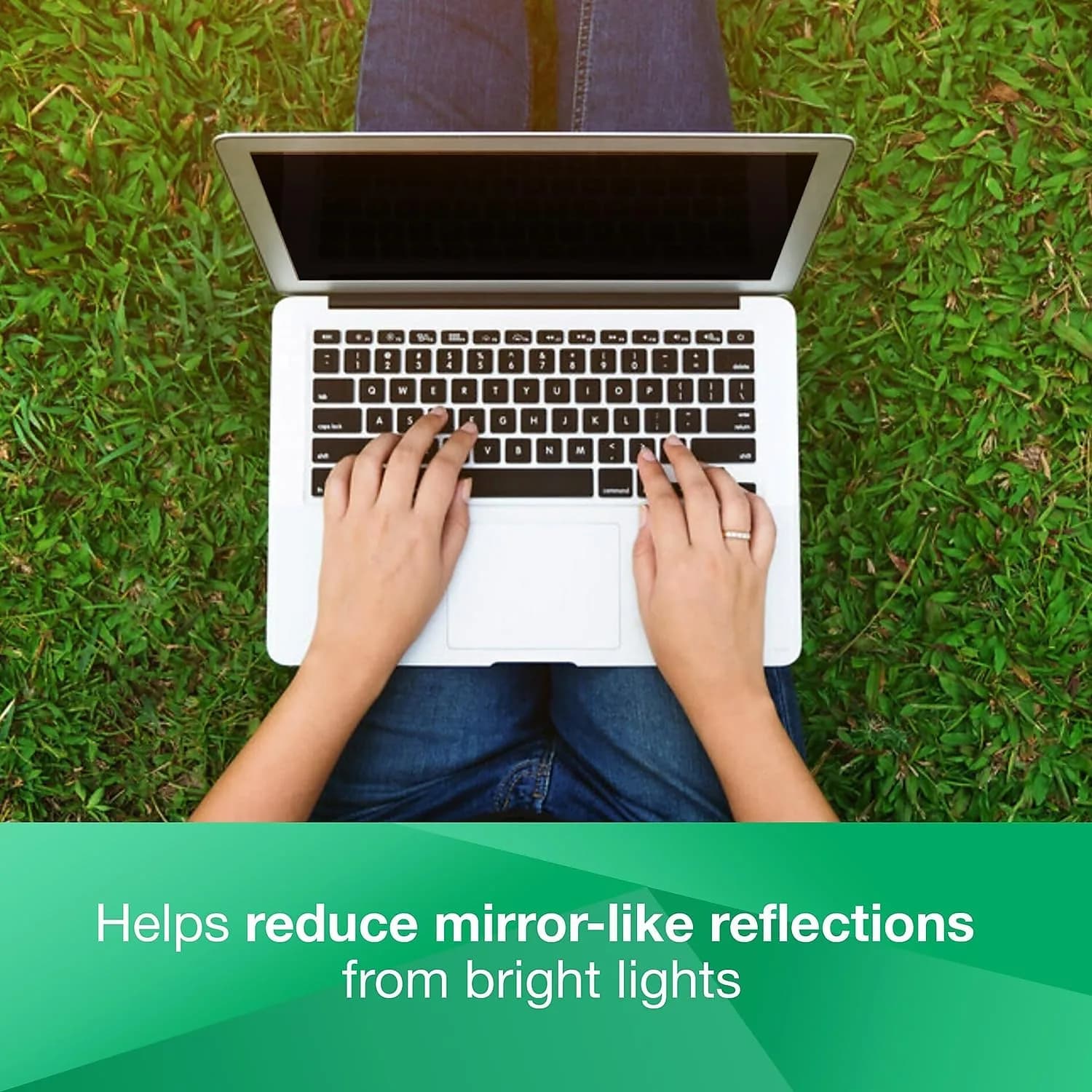 3M Anti-Glare Filter for 14" Widescreen Laptop (AG140W9B) | Reduces Reflections for Easier Use - view 7