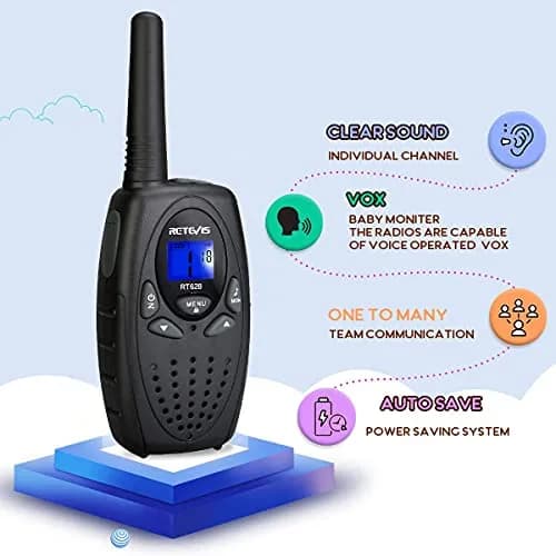 Retevis RT628 Walkie Talkies for Kids and Adults | Outdoor Camping Essentials with 22 Channels thumbnail 2