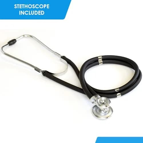Primacare DS-9181-BK Aneroid Sphygmomanometer & Sprague Rappaport Stethoscope | Accurate Blood Pressure Kit for Professionals & Home Use thumbnail 5