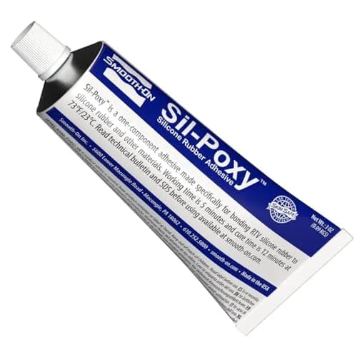 Smooth-On SIL-Poxy Silicone Rubber Adhesive 3 oz (88.7 ml) | Bonds Silicone to Silicone & Other Surfaces thumbnail 1