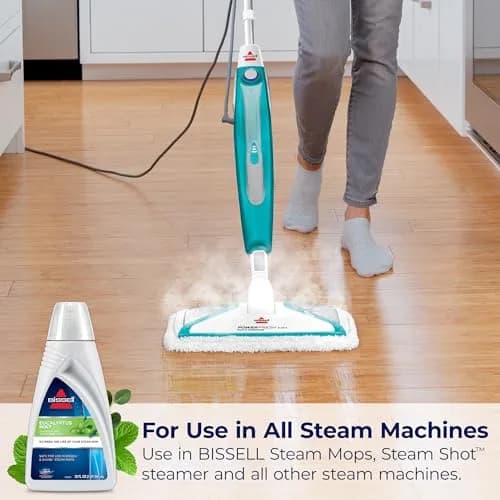 BISSELL Eucalyptus Mint Demineralized Steam Mop Water 946ml (32 oz) | Extends Machine Life thumbnail 6