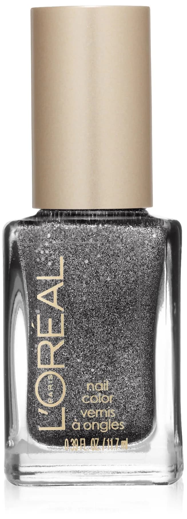 L'Oreal Paris Colour Riche Nail Gold Dust Nail Color 0.39 Fl Oz | Matte Textured Finish, 10-Day Wear