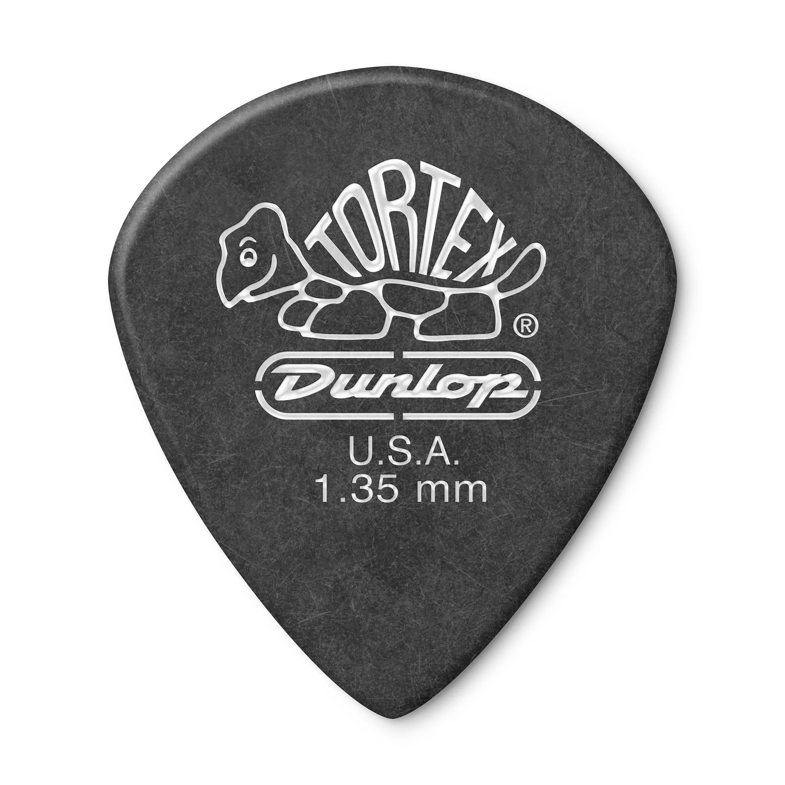 Jim Dunlop Tortex Jazz III XL Guitar Picks 1.35mm (72-Pack) | USA Import for Precision Playing — 72-Pack