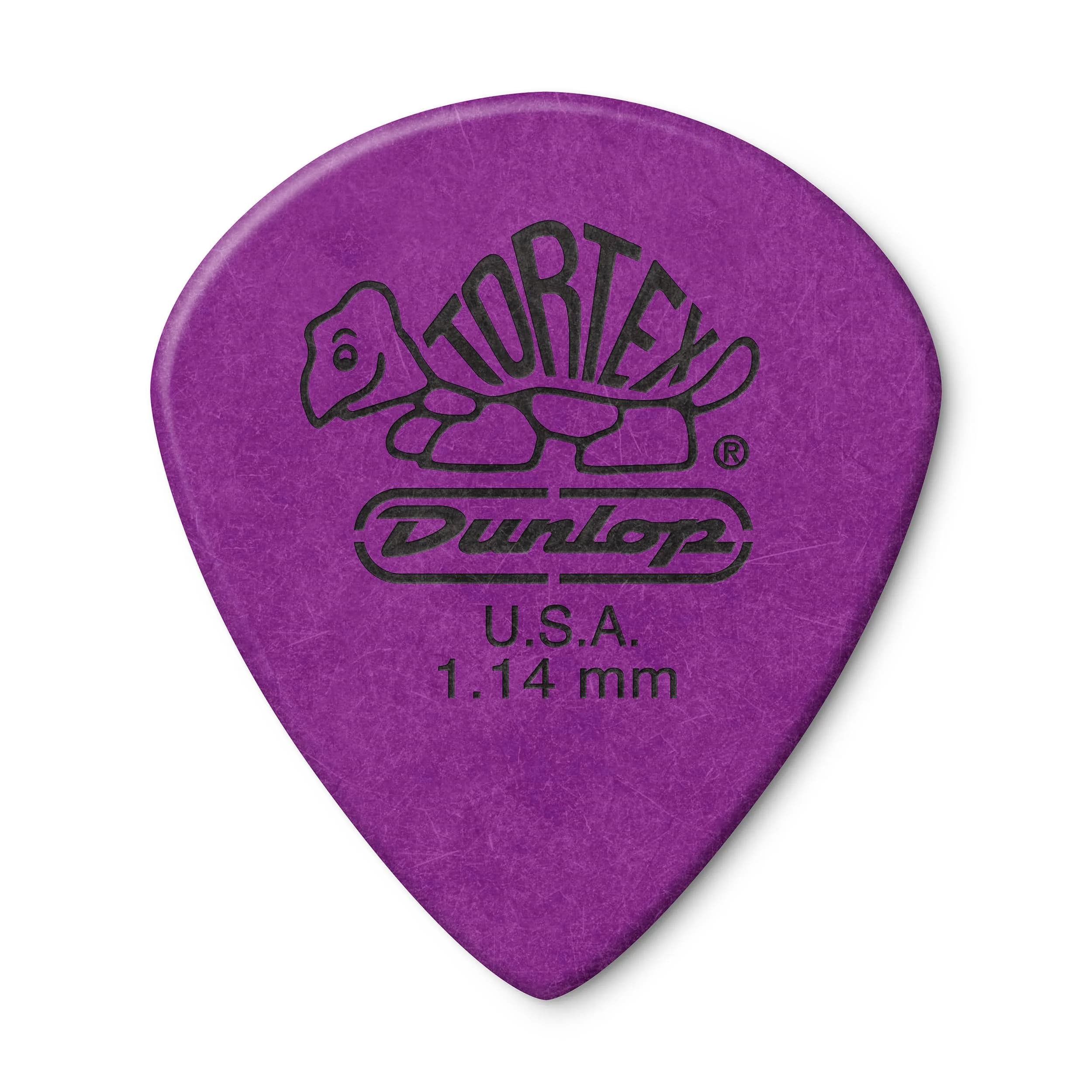 Jim Dunlop Tortex Jazz III XL Guitar Picks 1.50mm (12-Pack) | Precision Articulation for Fast Playing — PURPLE