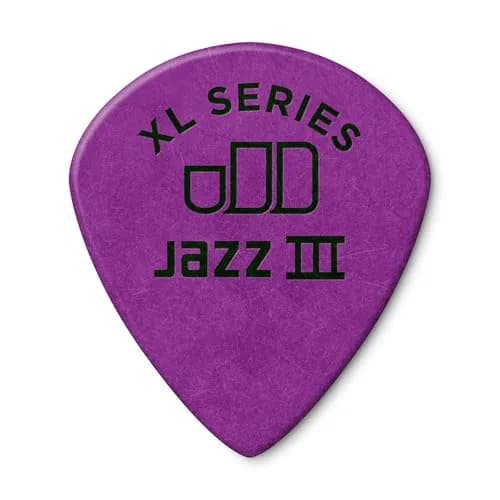 Jim Dunlop Tortex Jazz III XL Guitar Picks 1.14mm (12-Pack) | Aggressive Attack & Superior Control thumbnail 2