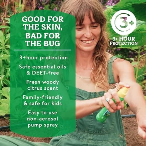Badger Natural Bug Spray Travel Size 80ml (2.7 Fl Oz) | Family Friendly All Natural Mosquito Repellent thumbnail 2