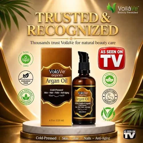 VoilaVe USDA Organic Argan Oil 118ml (4 fl oz) | Pure Cold-Pressed for Skin, Nails & Hair Growth thumbnail 8