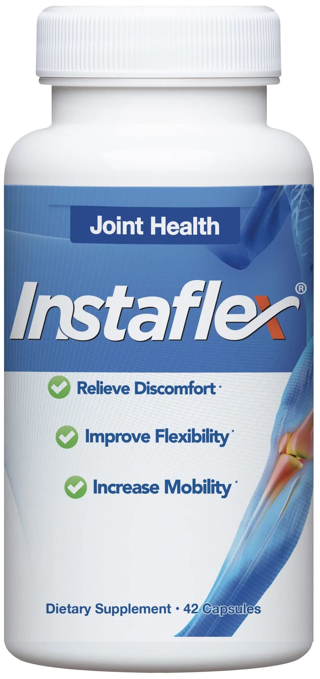 Instaflex Joint Support Supplement for Men and Women 42ct | Supports Joint Comfort & Flexibility — Capsule