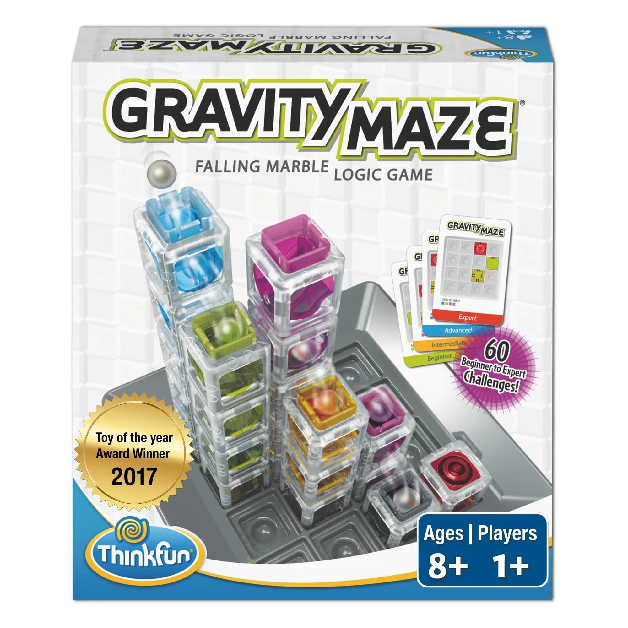 ThinkFun Gravity Maze Marble Run Logic Game | STEM Toy for Kids 8-14, 75 Pieces - main product image