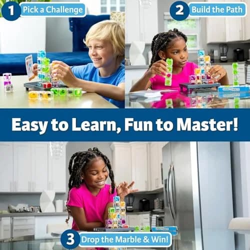 ThinkFun Gravity Maze Marble Run Logic Game | STEM Toy for Kids 8-14, 75 Pieces thumbnail 2