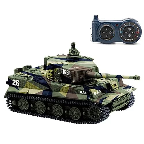 Cheerwing German Tiger I Panzer Tank 1:72 Scale RC Tank | Realistic Sound & Firing Simulation thumbnail 1