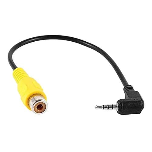 iSaddle RCA to 2.5mm AV-in Cable for GPS & Camera | Easy RCA to AV Conversion (120 chars) thumbnail 1