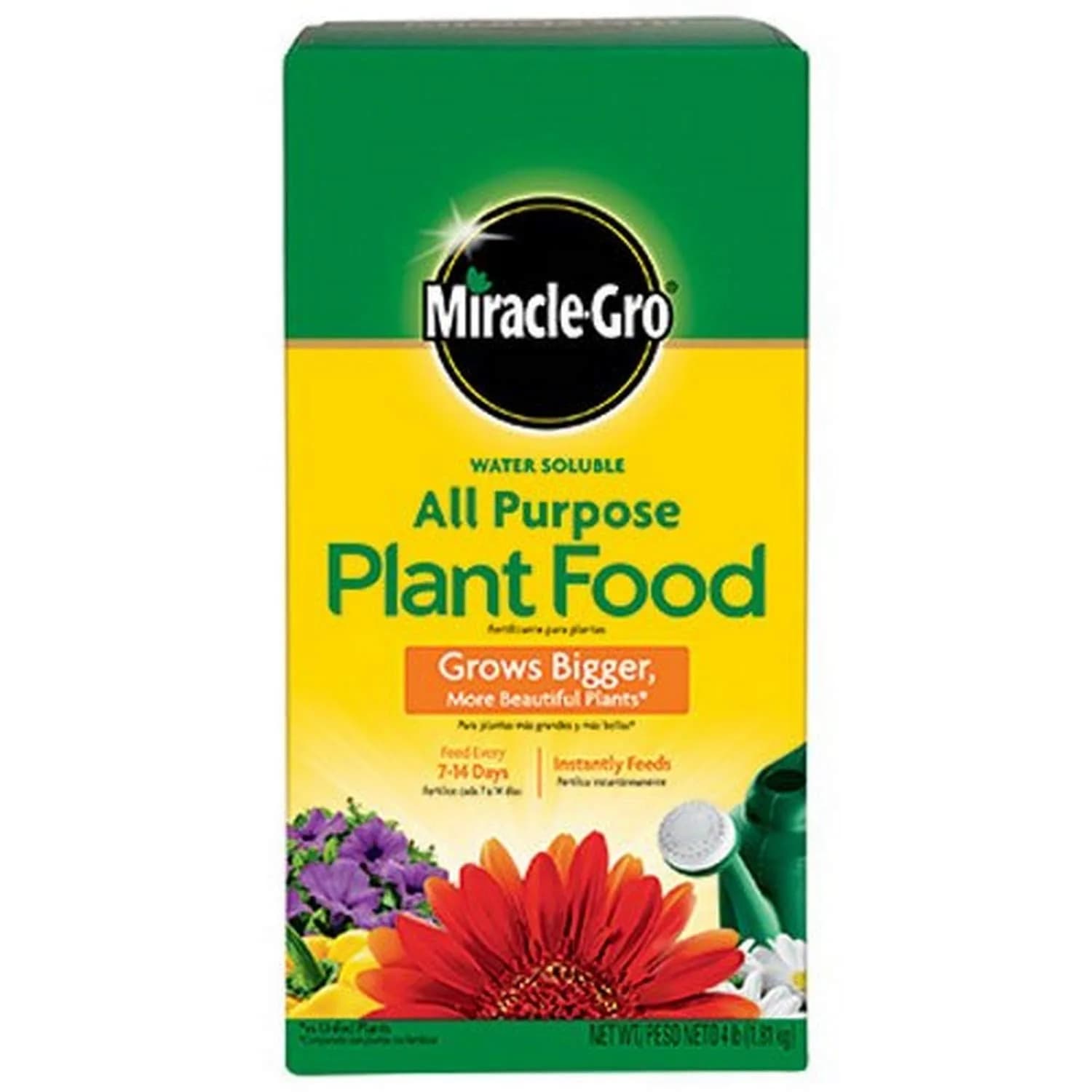 Miracle-Gro Water Soluble All Purpose Plant Food 1.81 kg (4 lb) | Promotes Quick, Beautiful Results - main product image