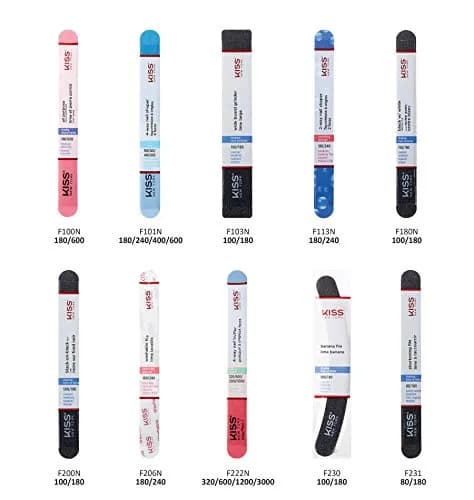 KISS Nail File All Purpose & Smoother 180 Medium / 600 Extra Fine | Professional Nail Grooming Tool thumbnail 5