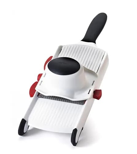Cuisipro Silver Mandoline Slicer with 6 Thickness Settings & 3 Blades | 36.07 cm (14.2 in) Length thumbnail 1