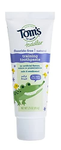 Tom's of Maine Toddlers Natural Toothpaste Mild Fruit Gel 50ml (1.75 Oz) | Fluoride-Free for Ages 3-24 Months thumbnail 3