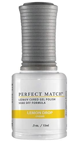 LeChat Perfect Match Gel Polish Lemon Drop 0.5 Fl Oz (15ml) | Soak Off Formula for Natural Nails thumbnail 1