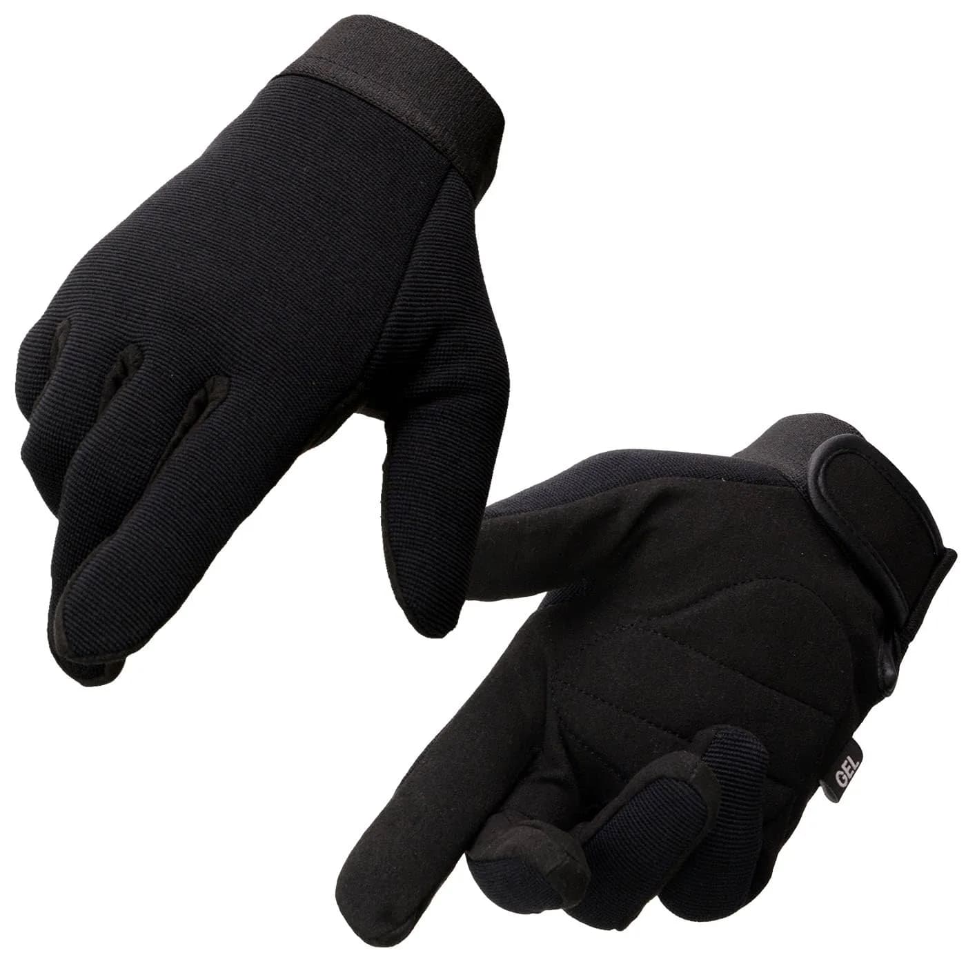 Milwaukee Leather SH44612 Men's Black Textile Mesh Gel Palm Motorcycle Gloves XS | Amara Cloth Bottom